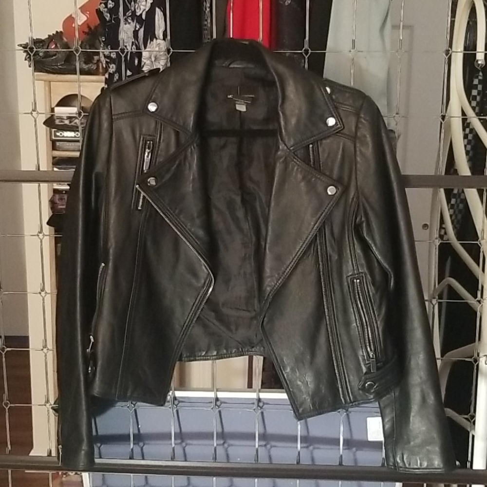 Genuine Leather Moto Jacket